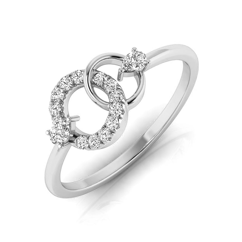 Magic Interlinked Dazzling Diamond Ring