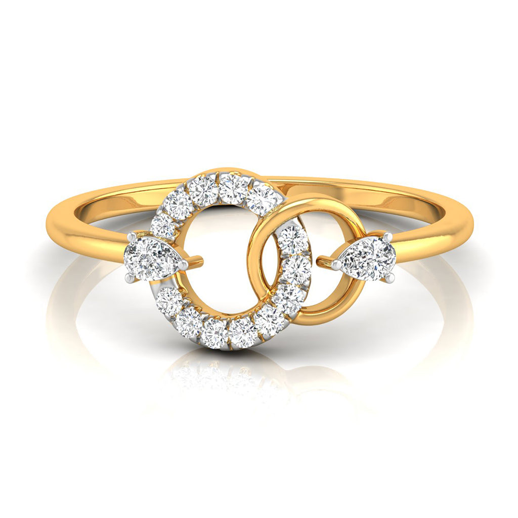 Magic Interlinked Dazzling Diamond Ring