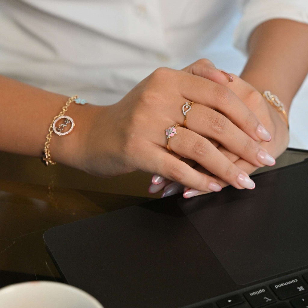Blush Bloom Diamond Ring