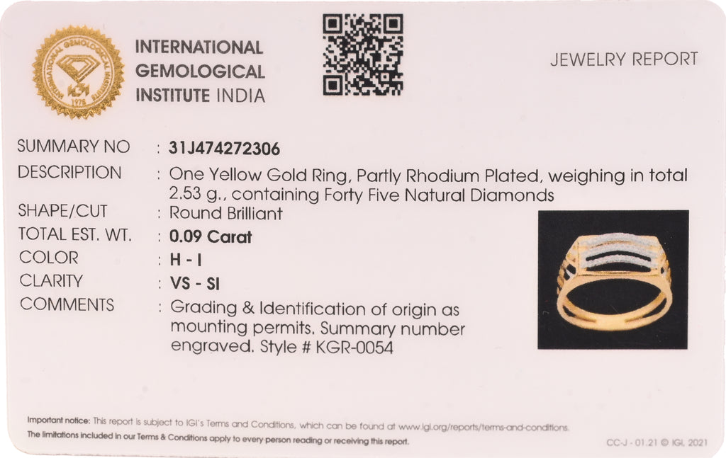 Magic Tribar Gents Ring