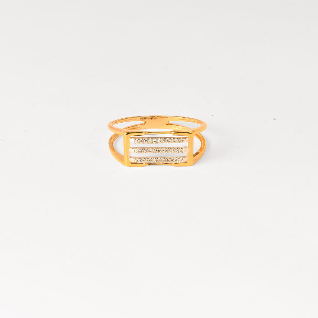 Magic Evergreen Rectangular Gents Ring