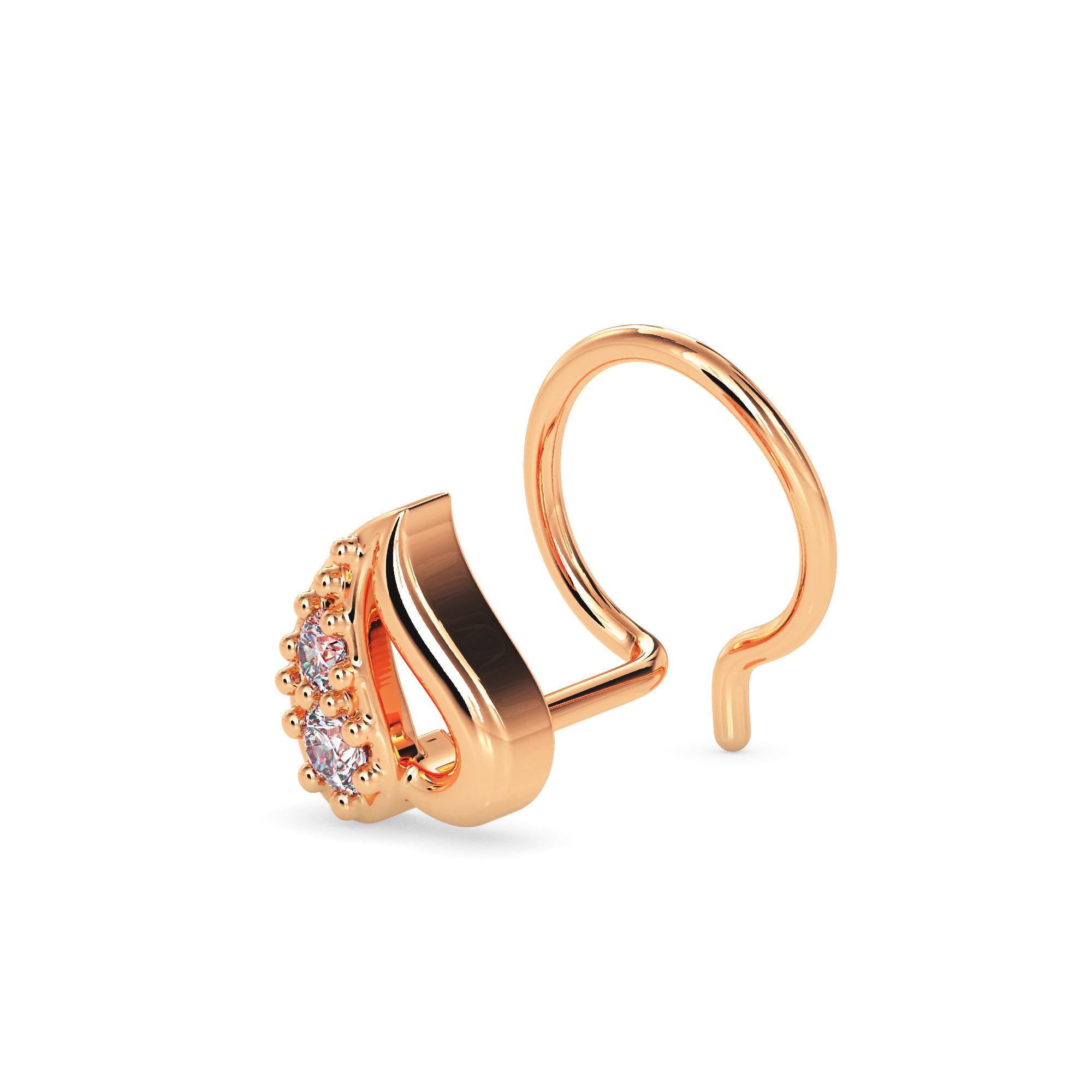 Diya Floral Charm nosepin