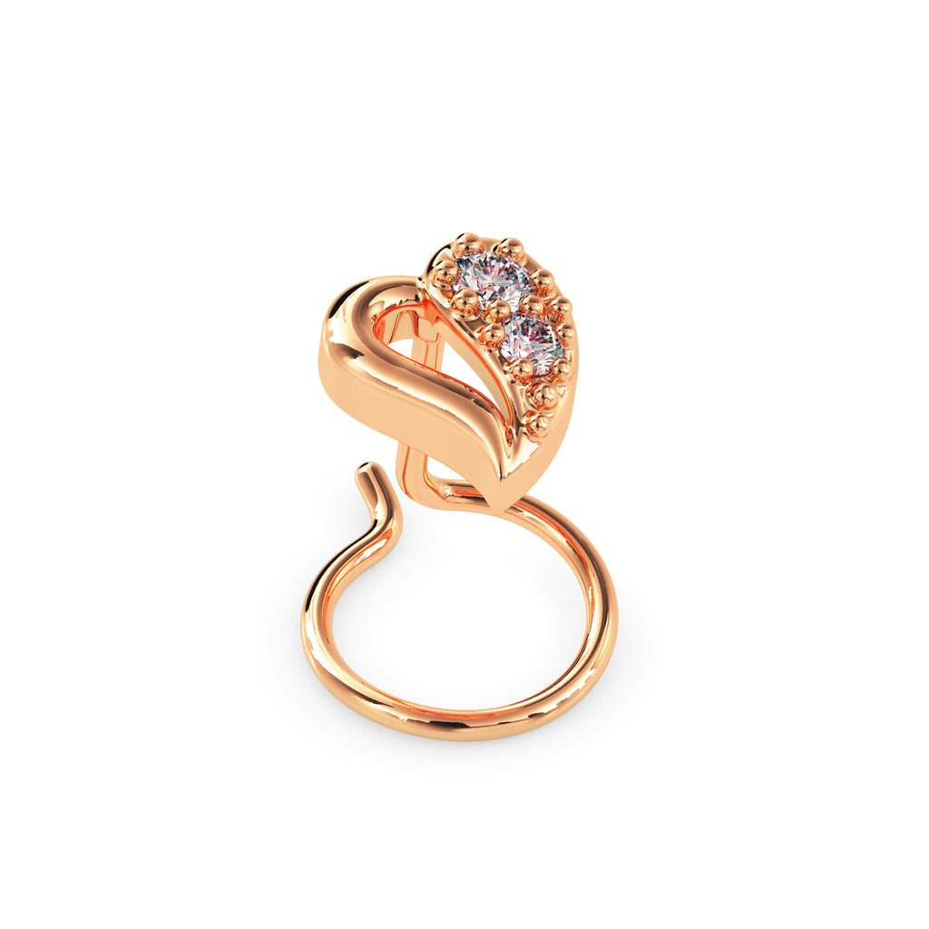 Diya Floral Charm nosepin