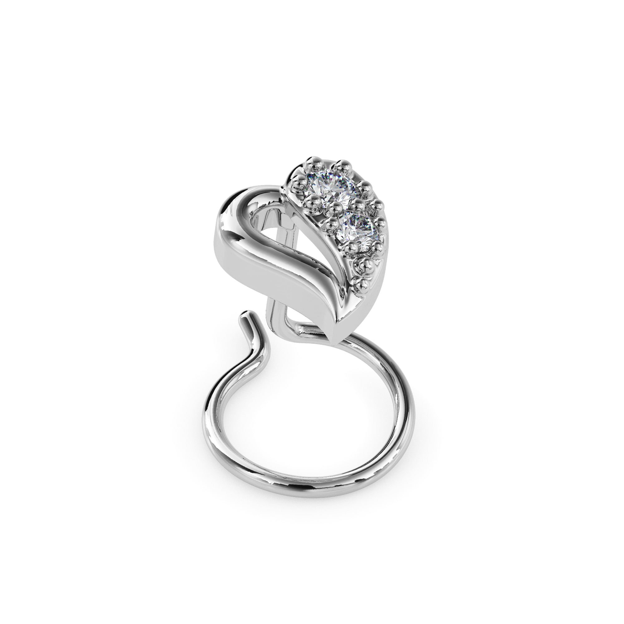 Diya Floral Charm nosepin