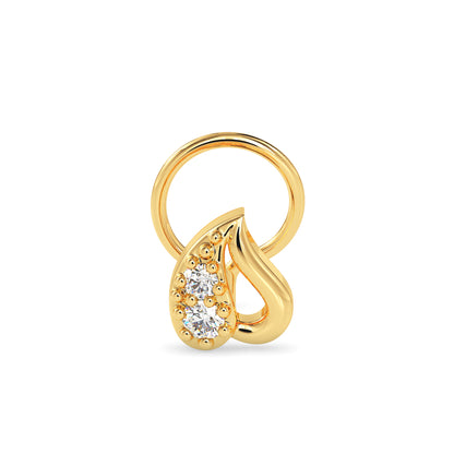 Diya Floral Charm nosepin