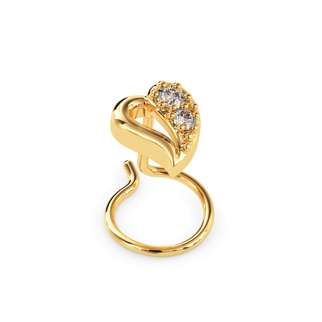 Diya Floral Charm nosepin