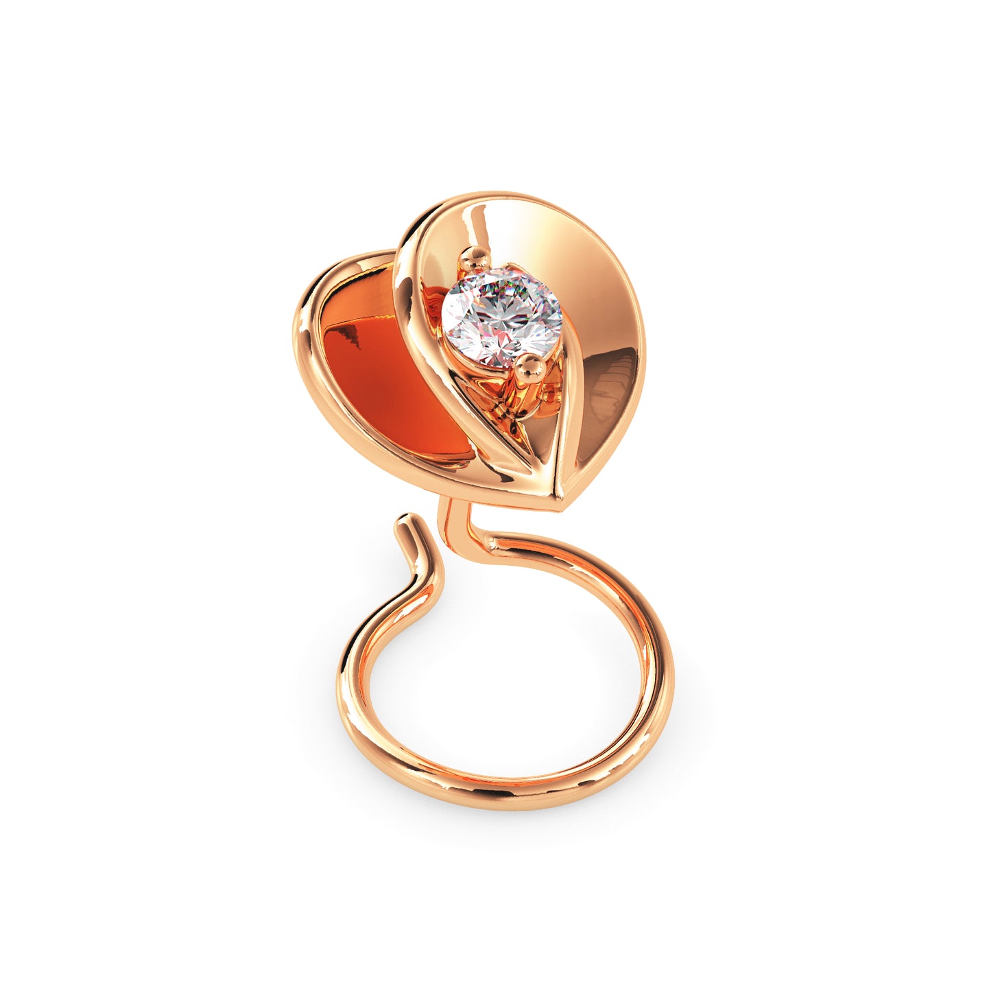 Zara Shine Ringlet nosepin