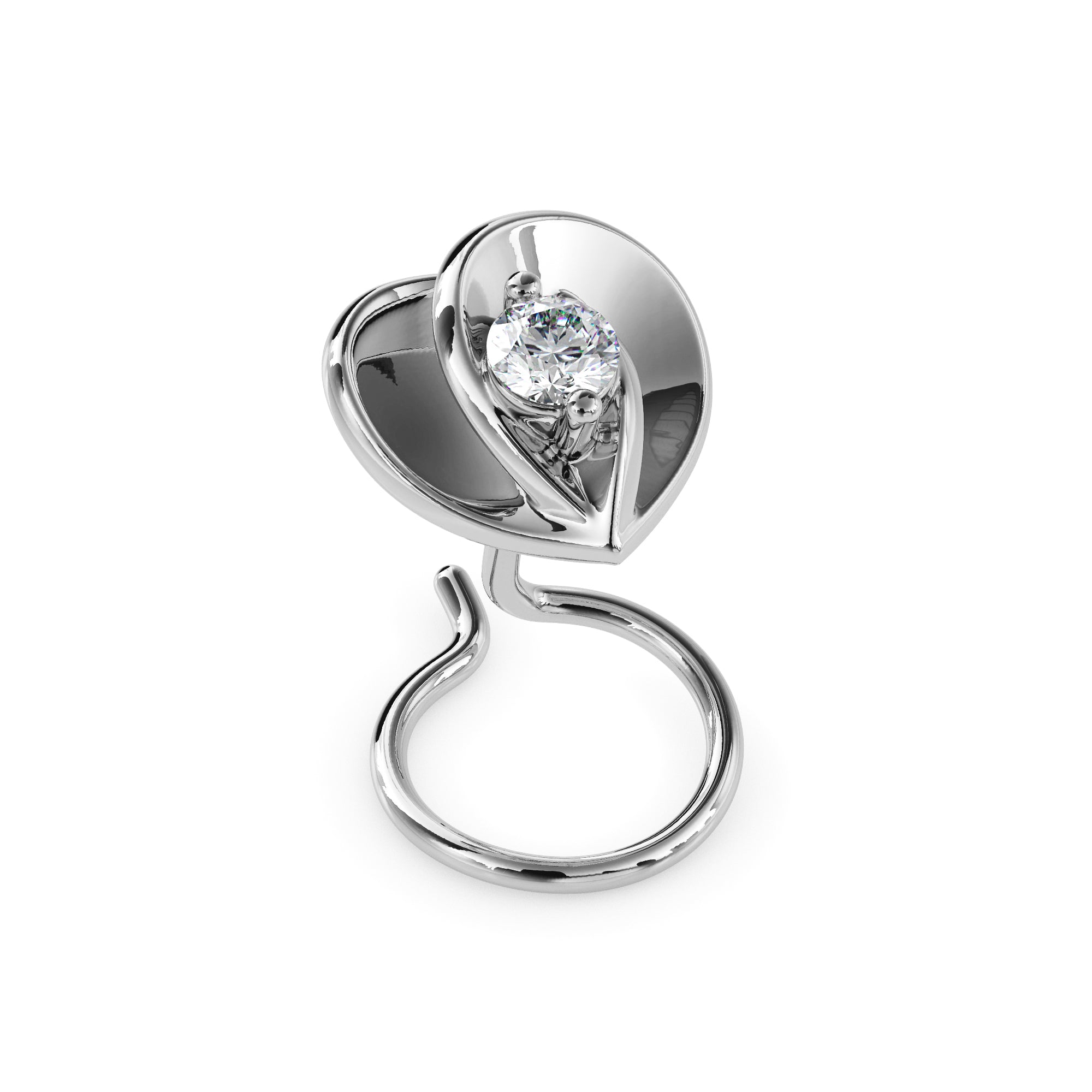 Zara Shine Ringlet nosepin