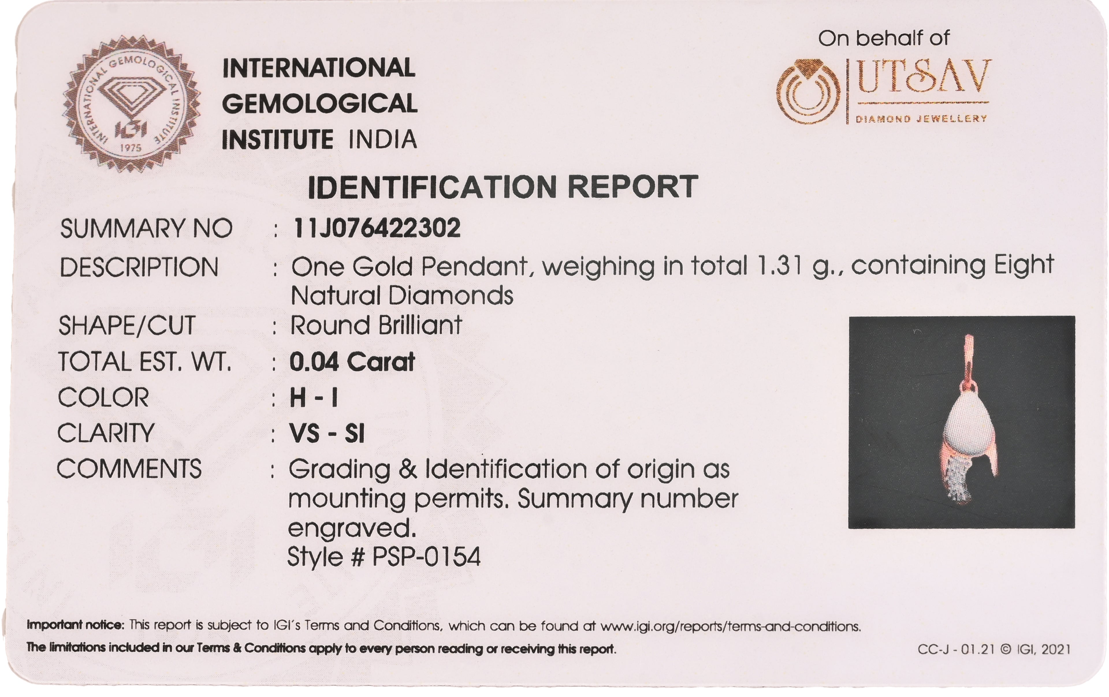 Magic Snow White Pendant