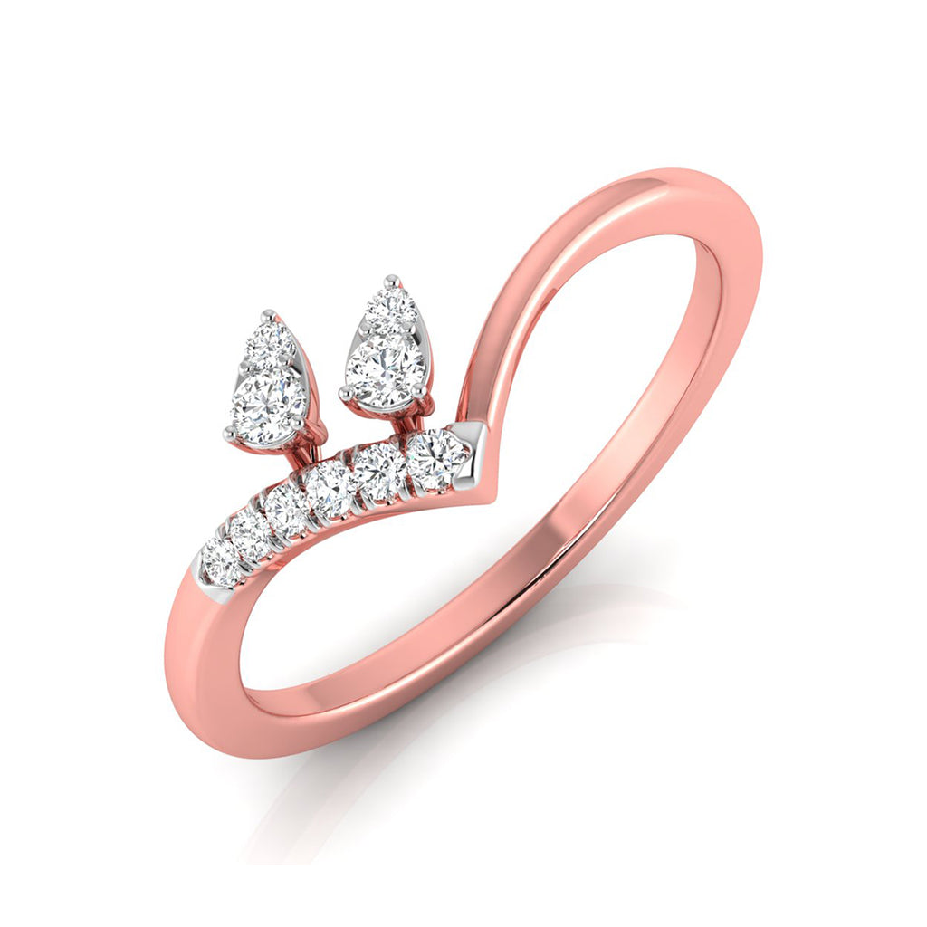 Magic Graceful Diamond Modern Ring