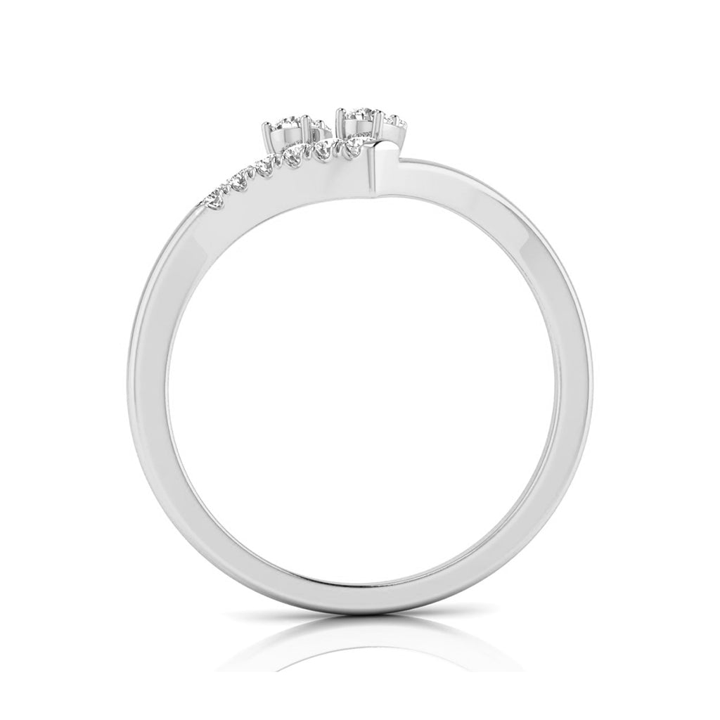 Magic Graceful Diamond Modern Ring