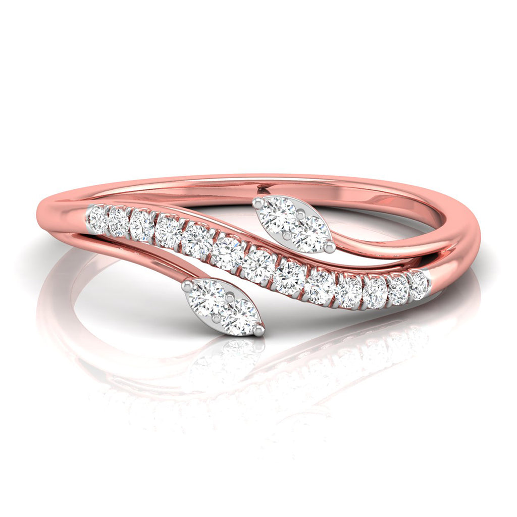 Magic Sophisticated Linked Diamond Ring