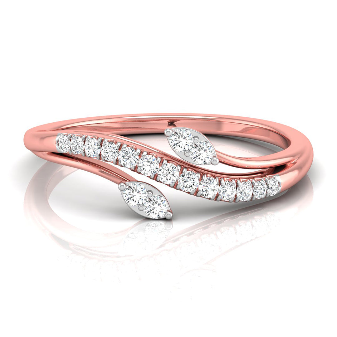 Magic Sophisticated Linked Diamond Ring