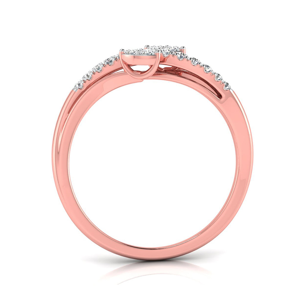 Magic Sophisticated Linked Diamond Ring