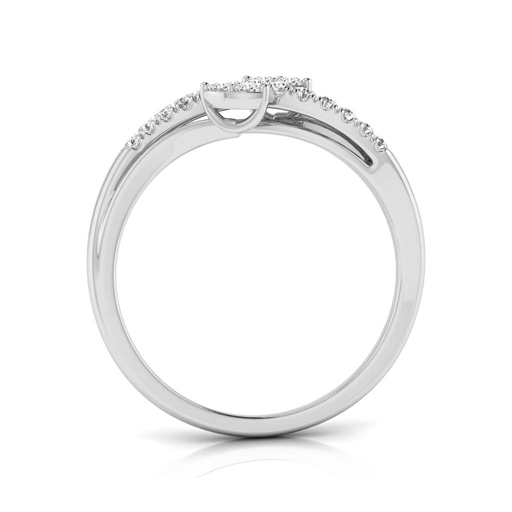 Magic Sophisticated Linked Diamond Ring
