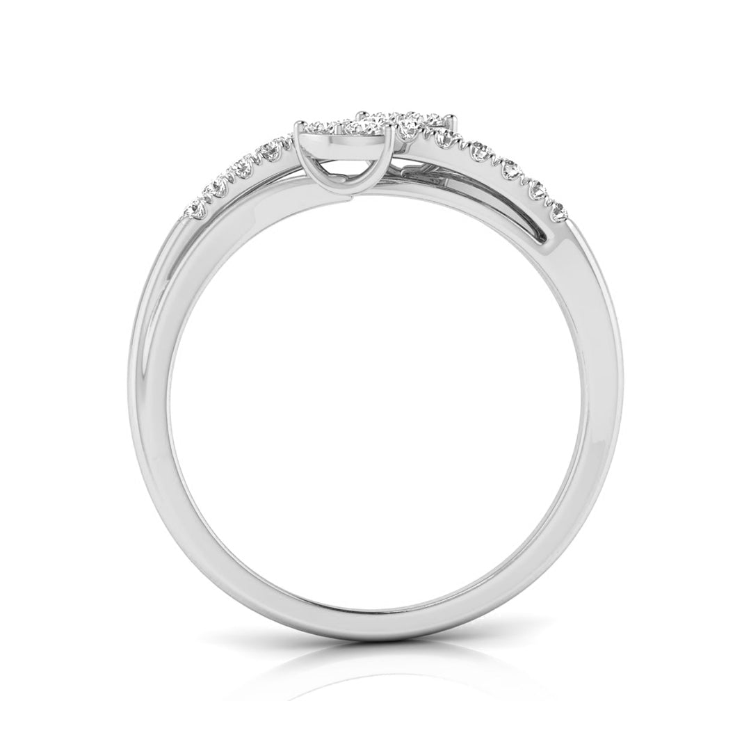 Magic Sophisticated Linked Diamond Ring