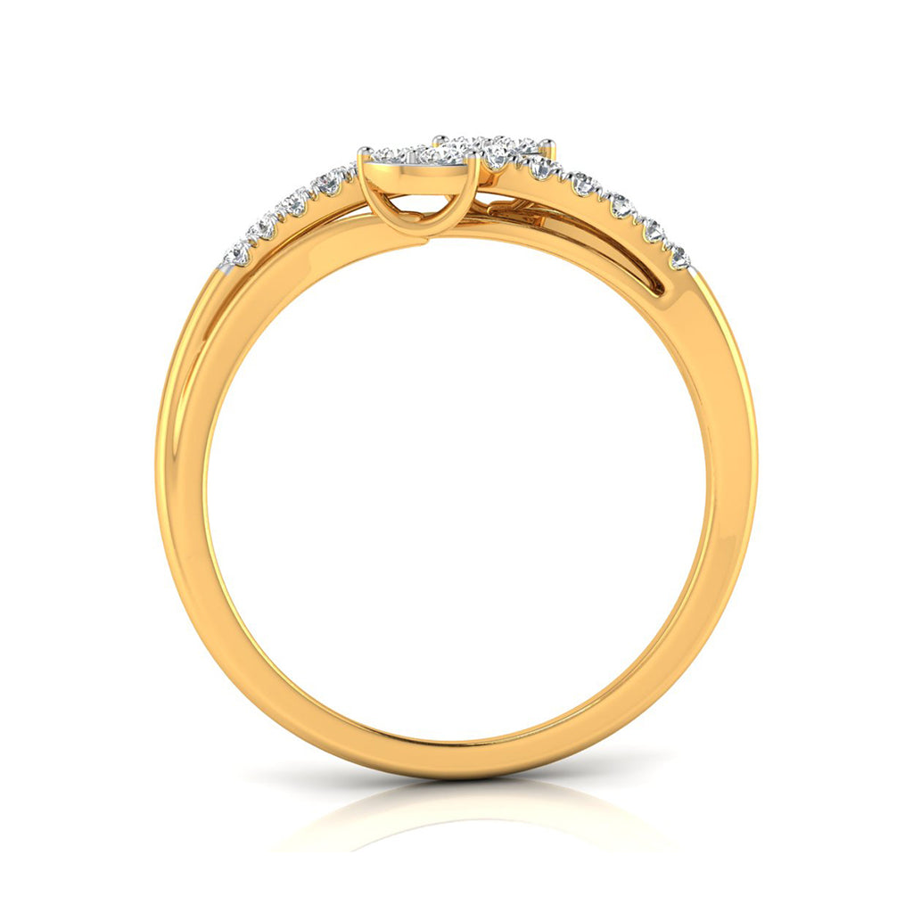 Magic Sophisticated Linked Diamond Ring