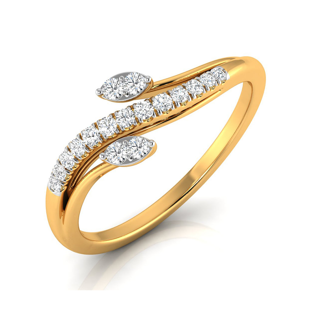 Magic Sophisticated Linked Diamond Ring