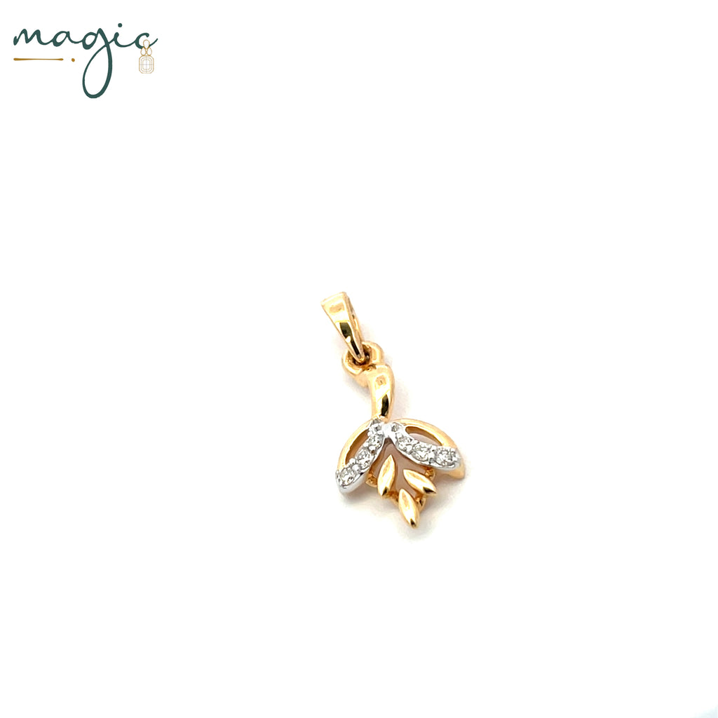 Magic Lustrous Leaf Pendant