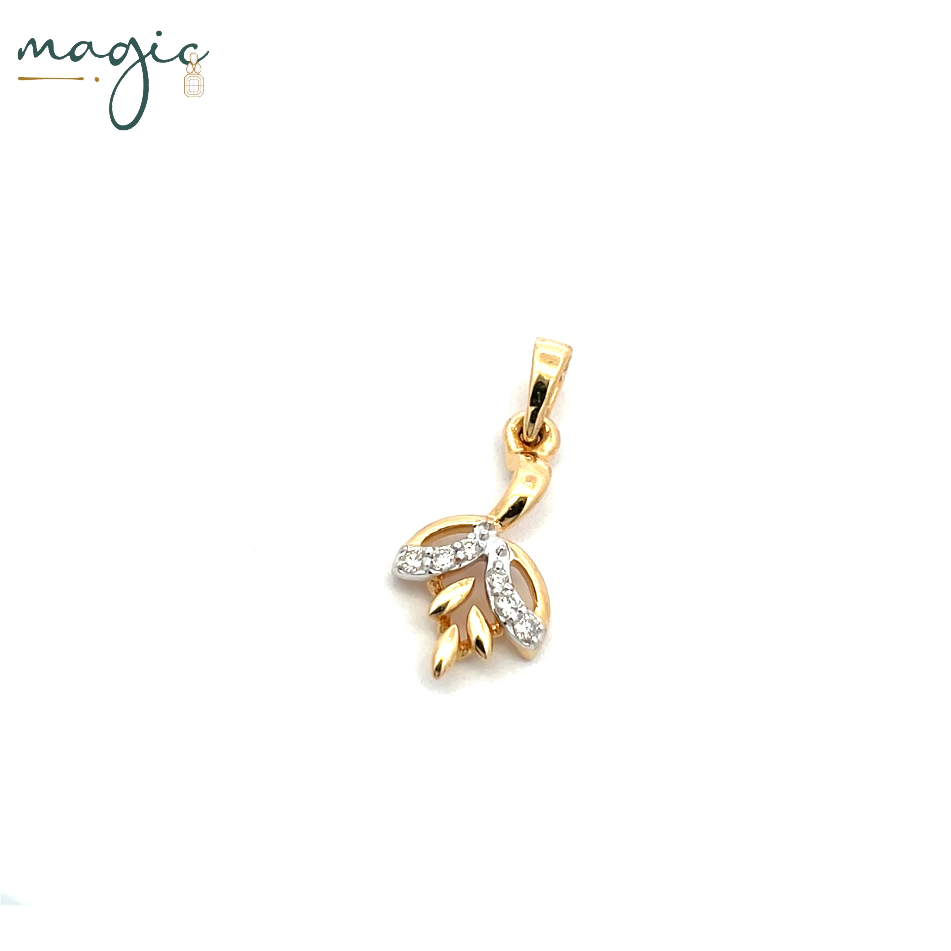 Magic Lustrous Leaf Pendant