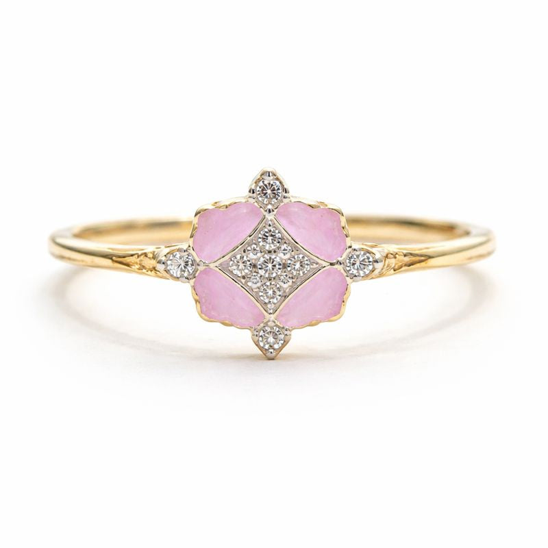 Blush Bloom Diamond Ring