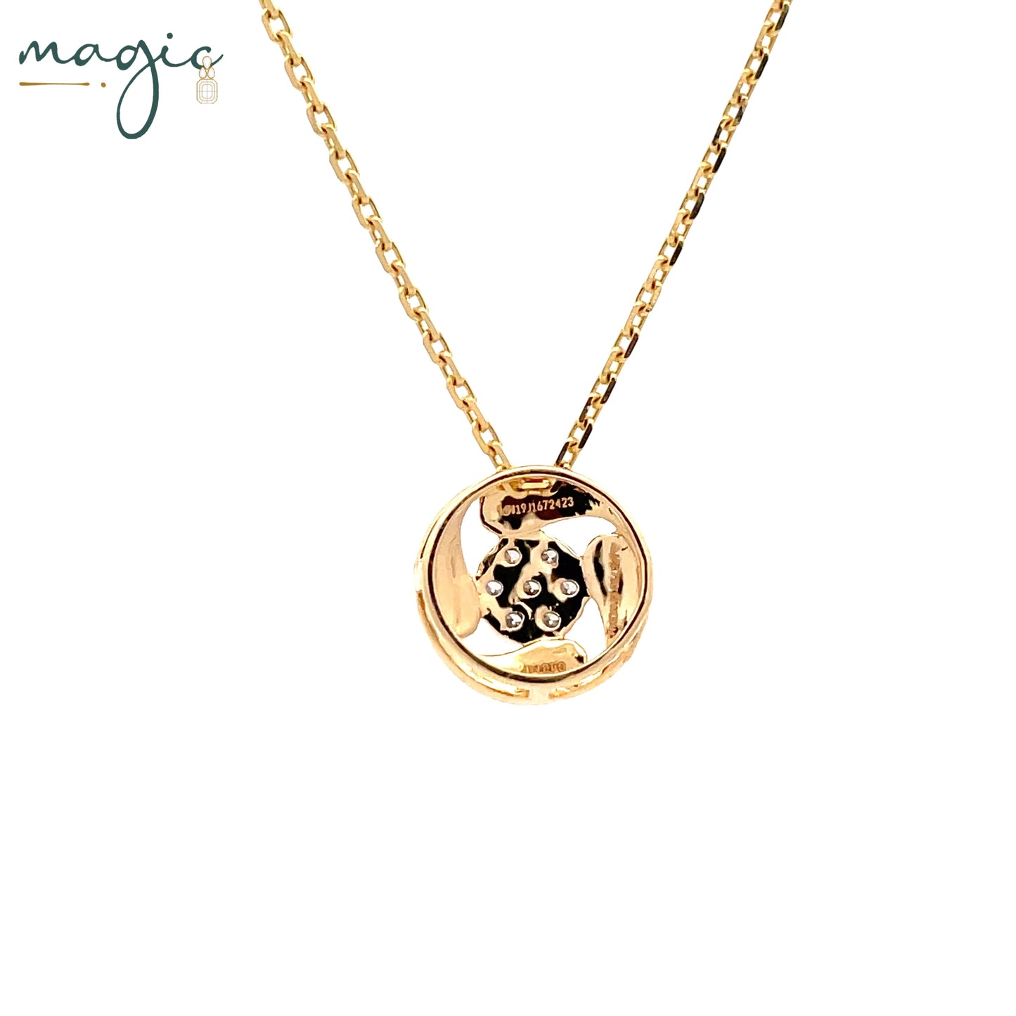 Magic Swirl of Droplets Pendant