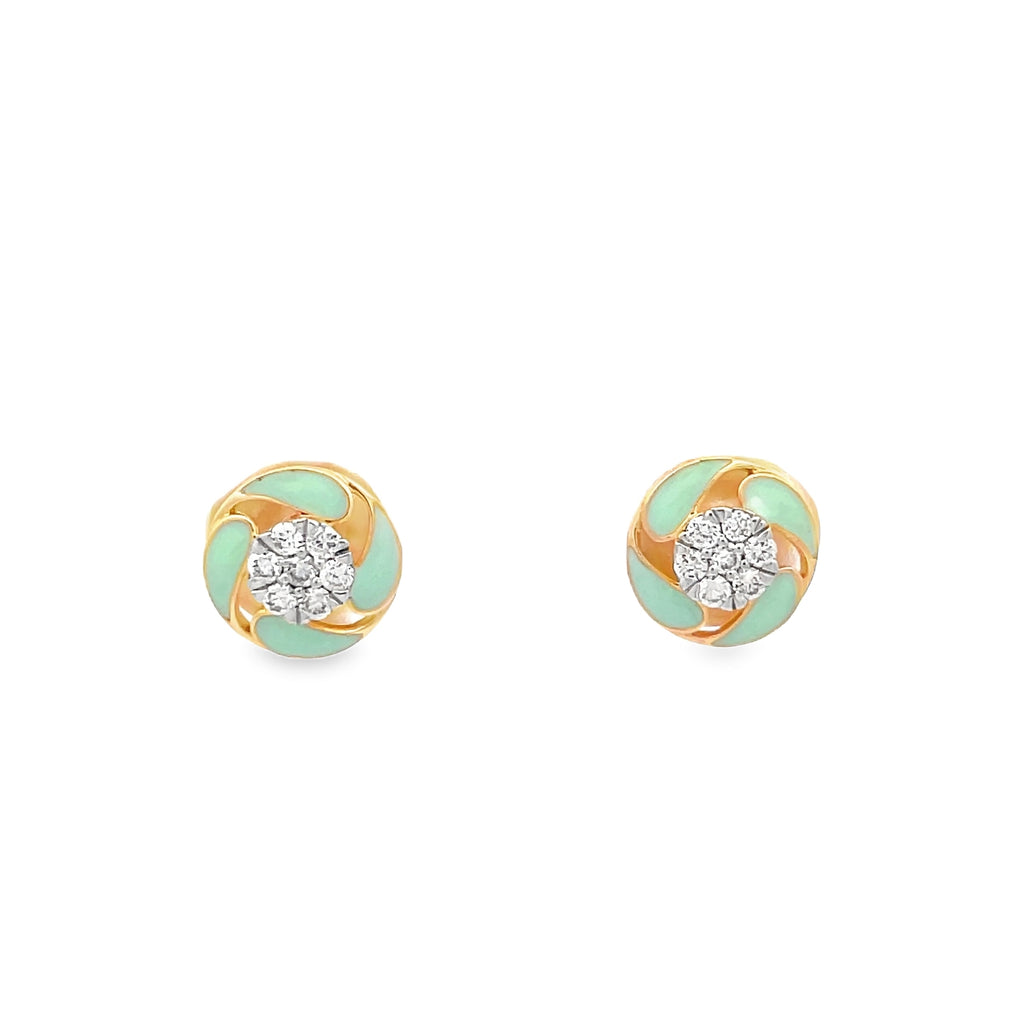 Magic Swirl of Droplets Earrings