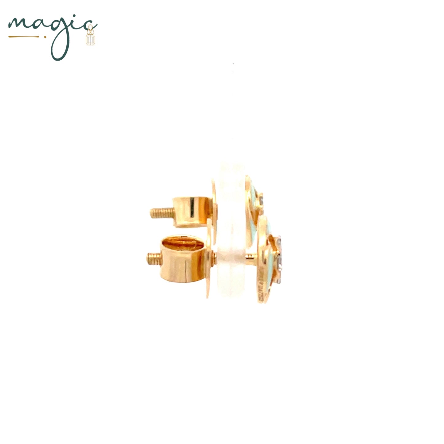 Magic Swirl of Droplets Earrings