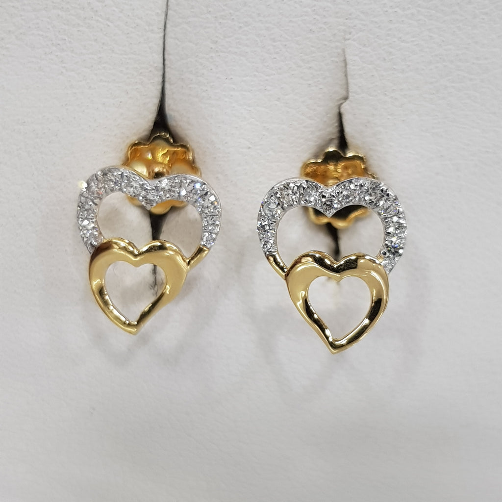 Magic Intertwined Droplets Of Love Earrings