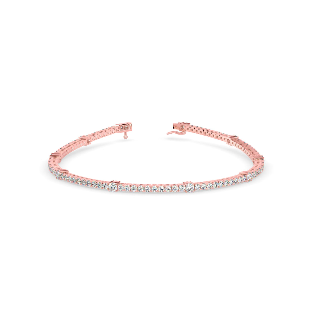 Magic Sophisticated Sparkle Diamond Tennis Bracelet