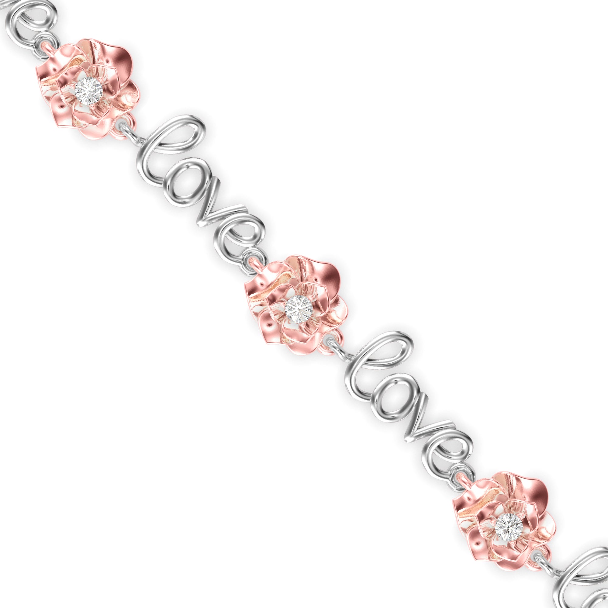 Magic Blossoms Of Love Diamond Bracelet