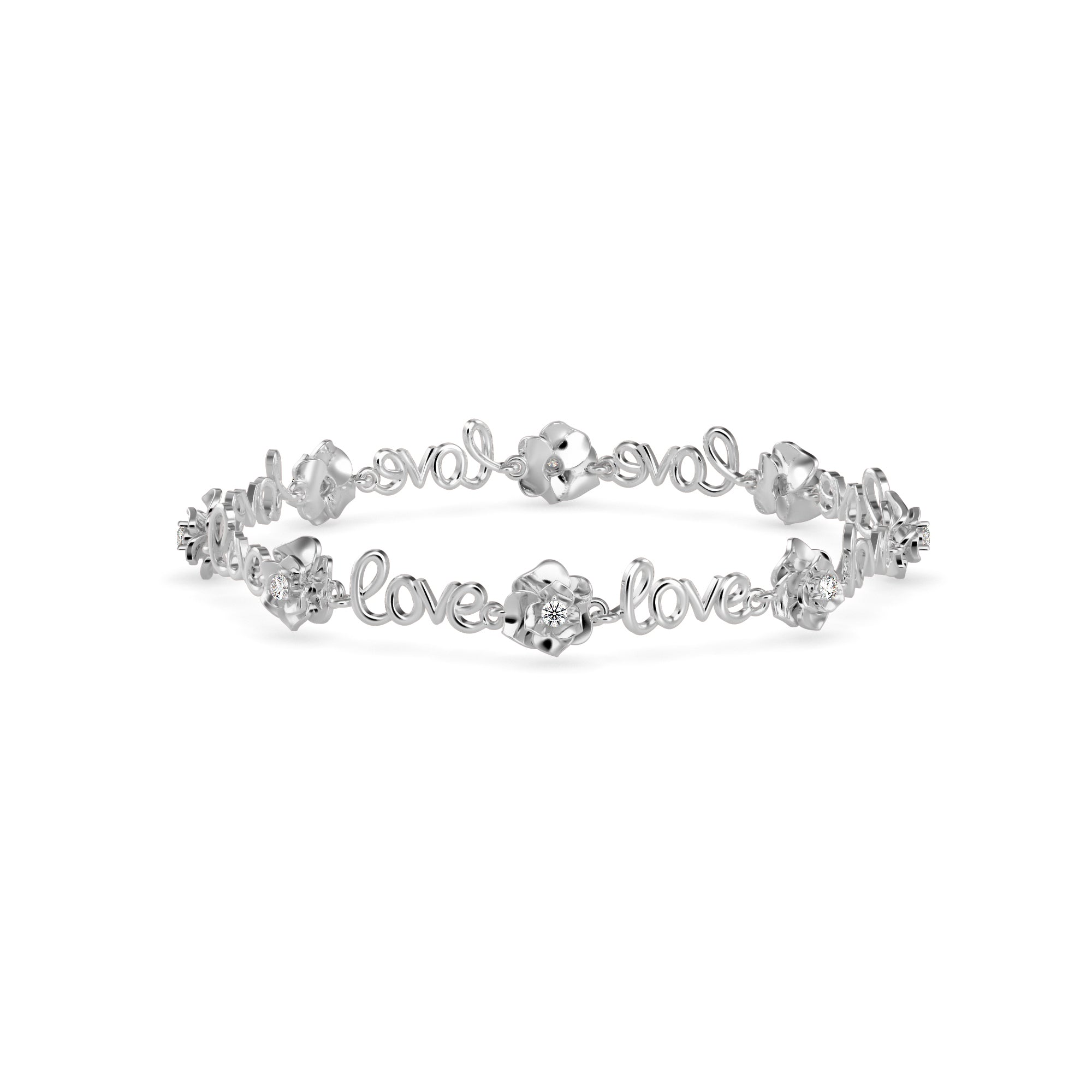 Magic Blossoms Of Love Diamond Bracelet