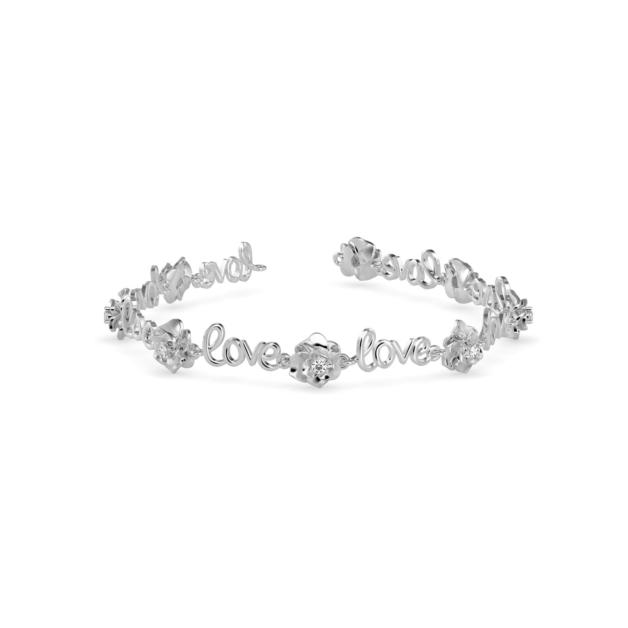 Magic Blossoms Of Love Diamond Bracelet