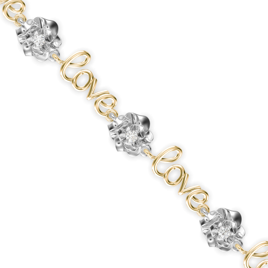 Magic Blossoms Of Love Diamond Bracelet