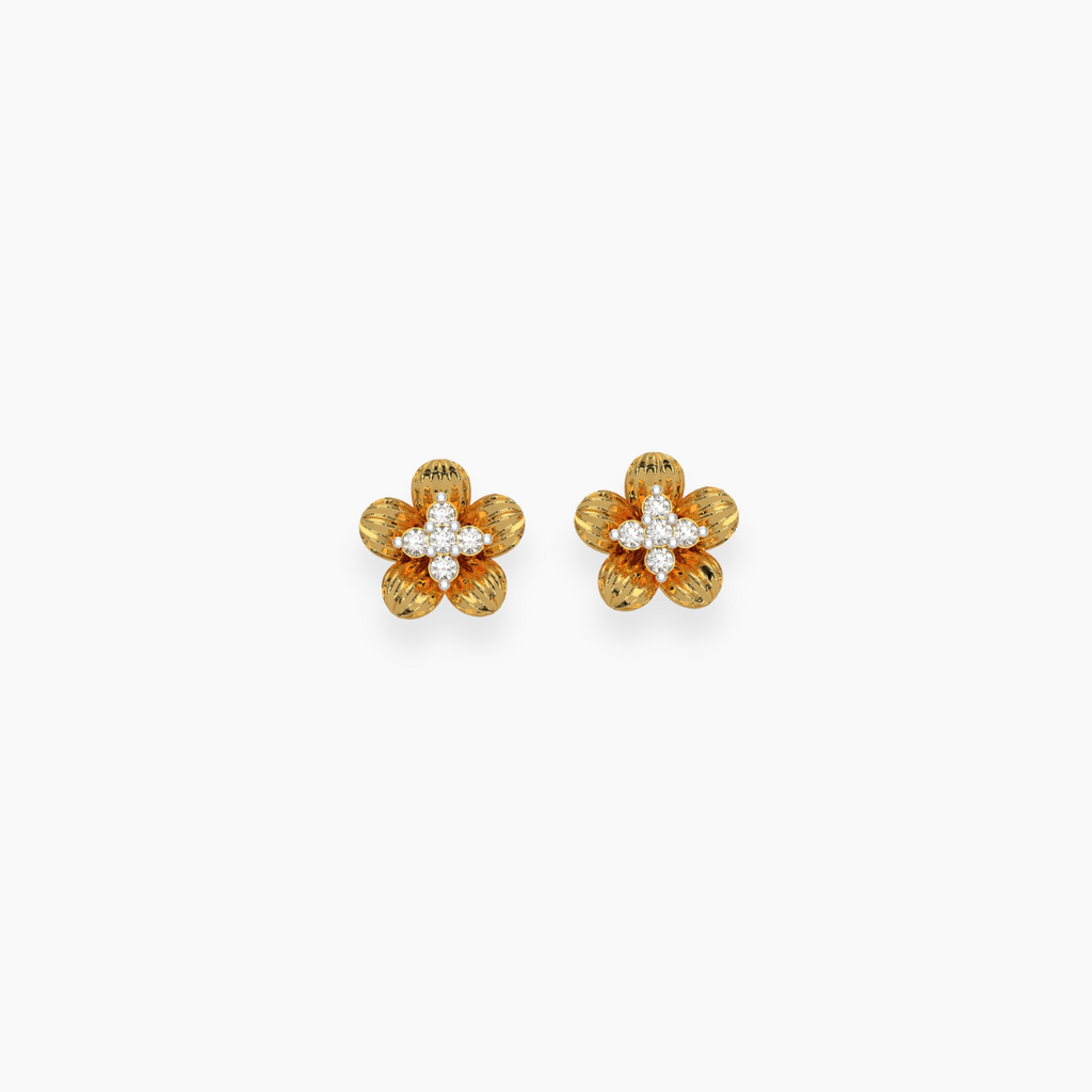 Magic Daisy Diamond Earrings