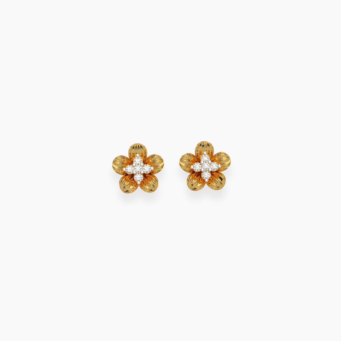 Magic Daisy Diamond Earrings