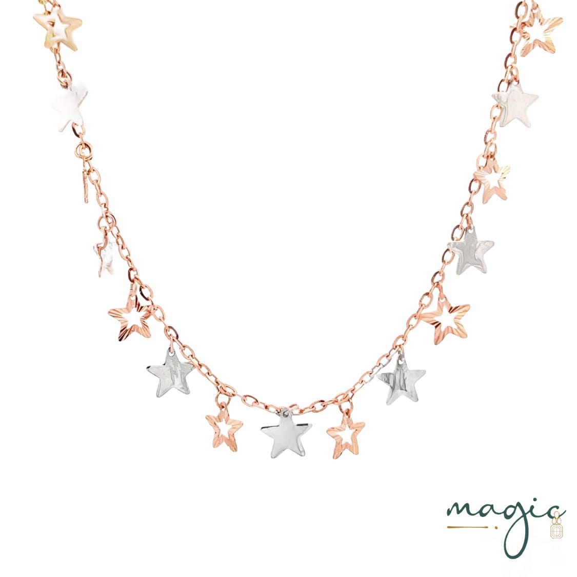 The twinkling stars Necklace
