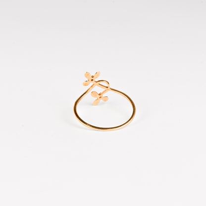 Magic Entangled Twinflower Ring