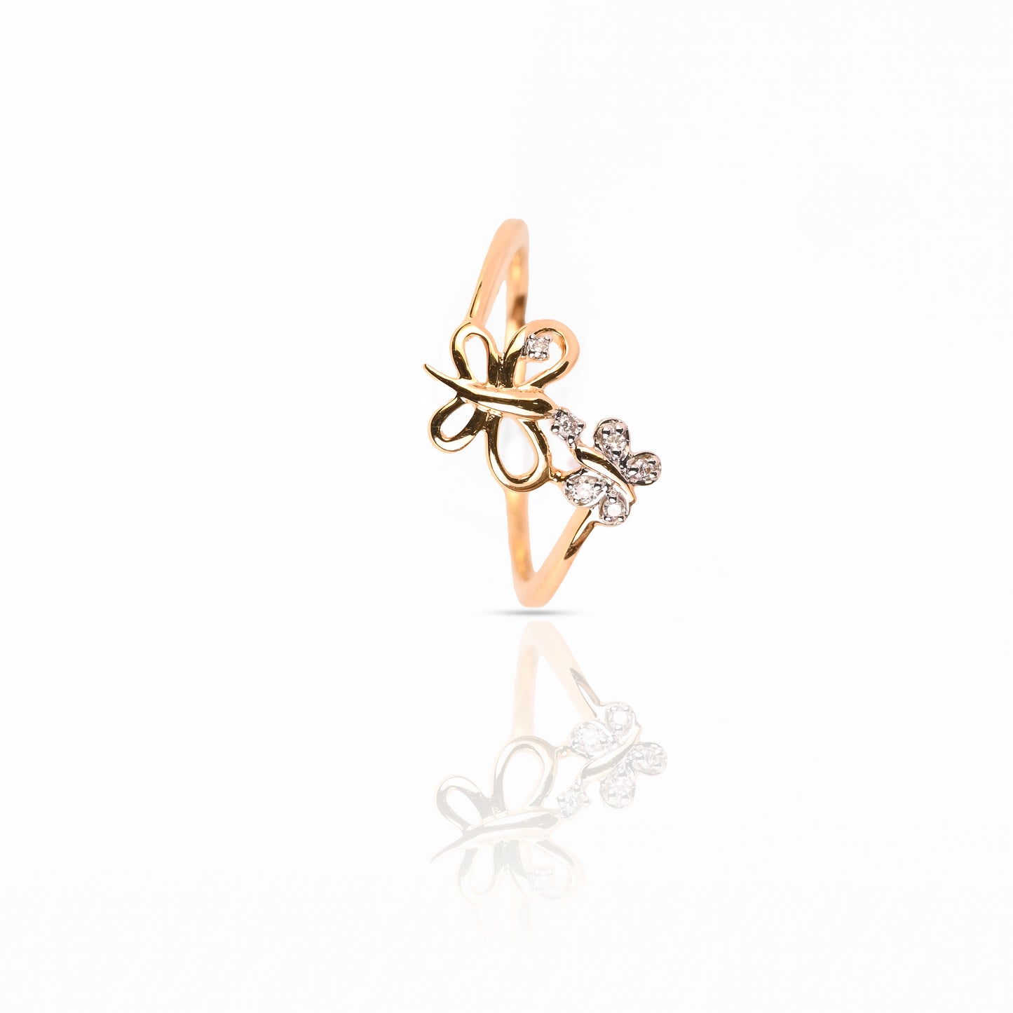 Magic Dual Butterfly Ring