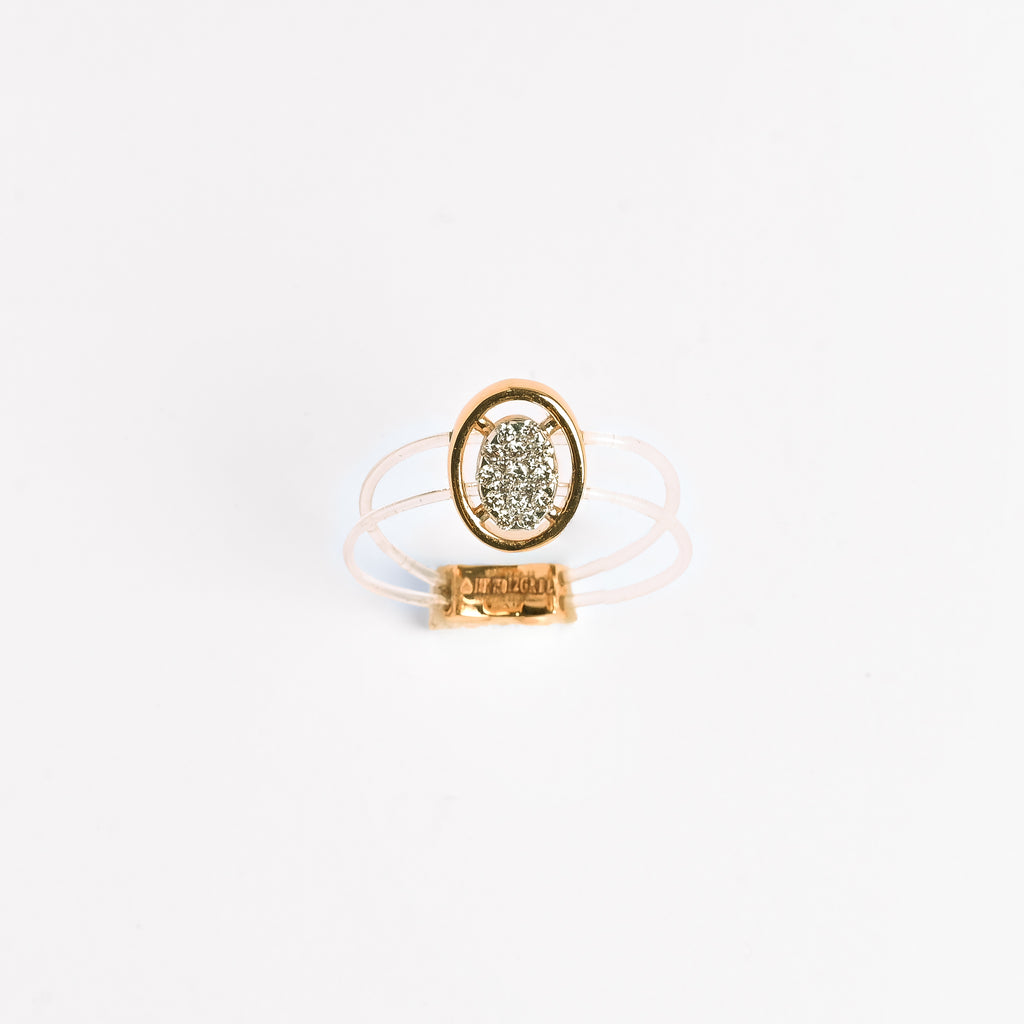 Magic Fancy Stunning Oval Diamond Ring