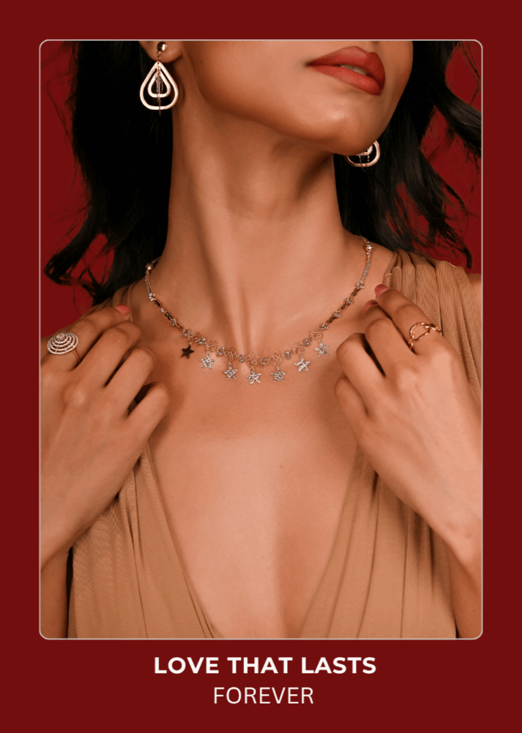 The twinkling stars Necklace