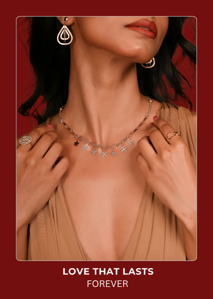 The twinkling stars Necklace