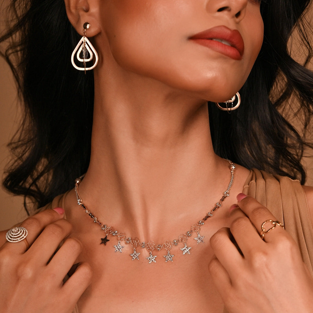 Elegant Geometric Drop Earrings