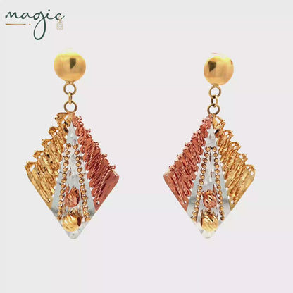The Golden Diva Danglers