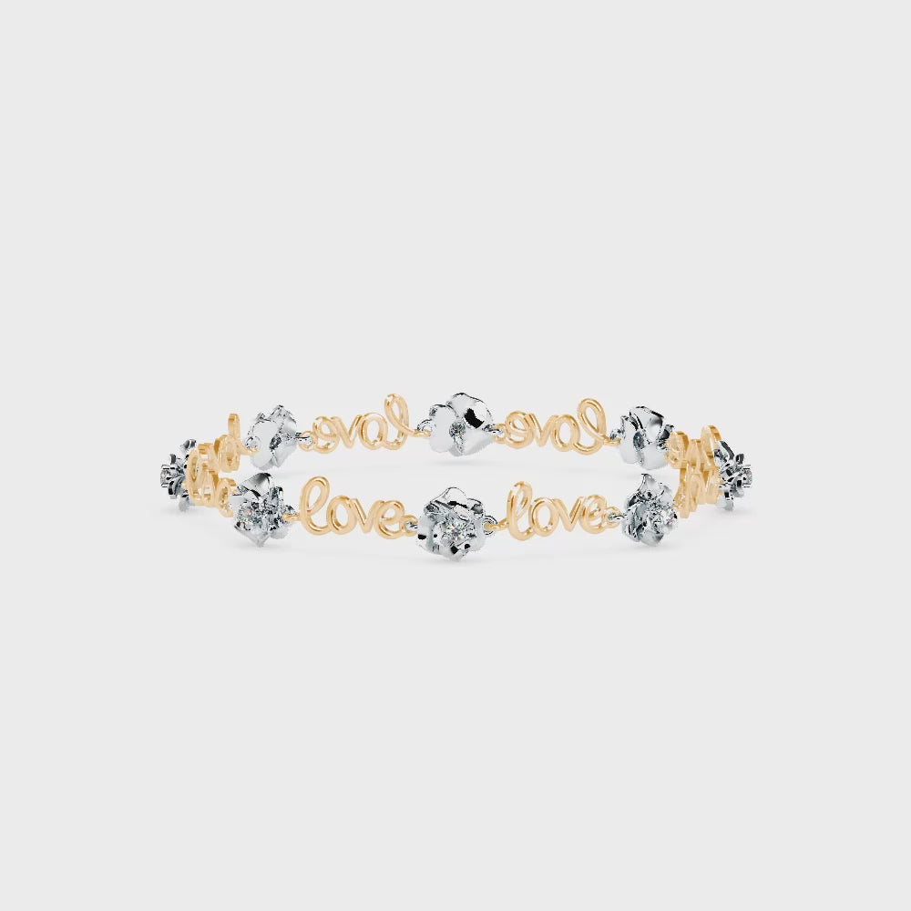 Magic Blossoms Of Love Diamond Bracelet