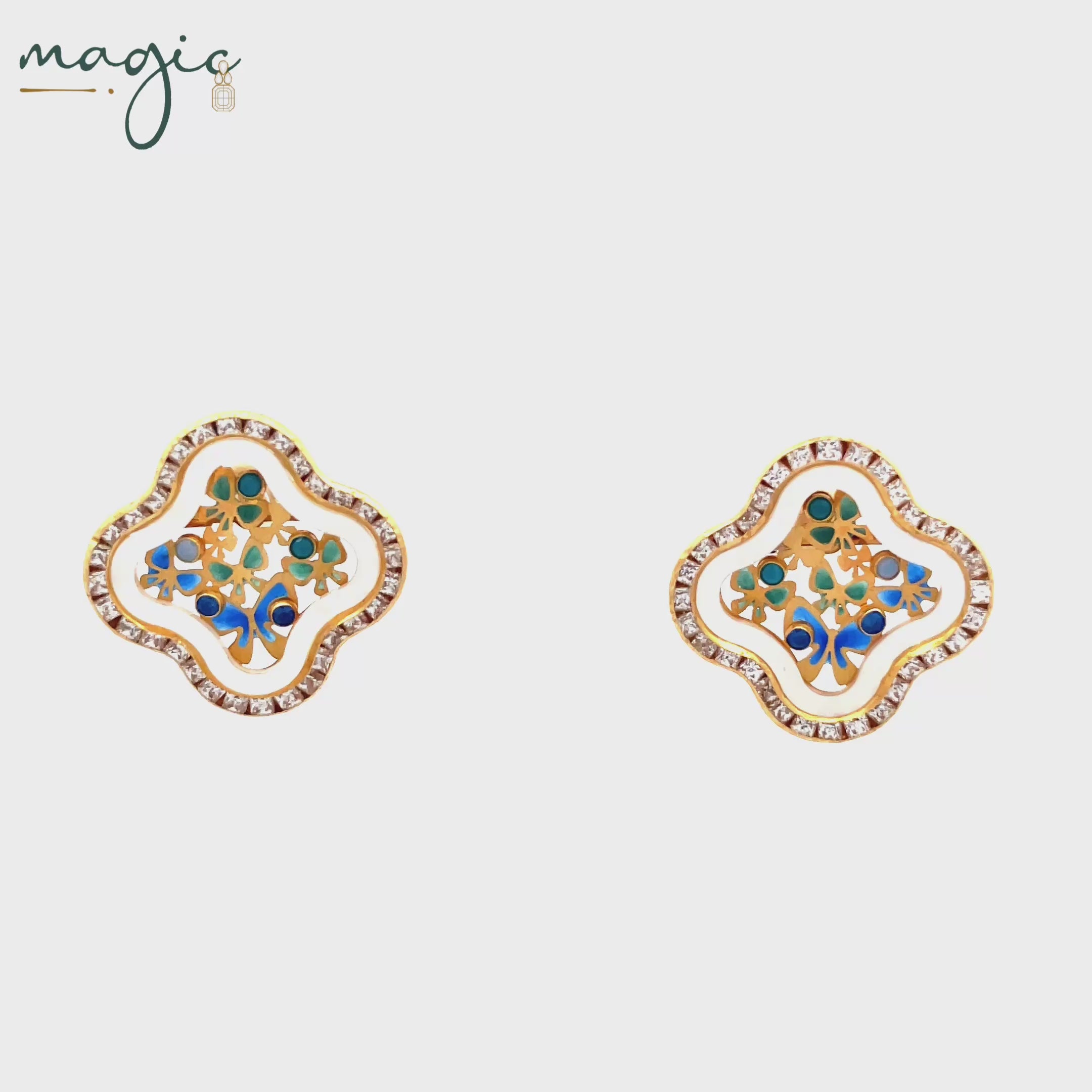 The victorian bloom studs