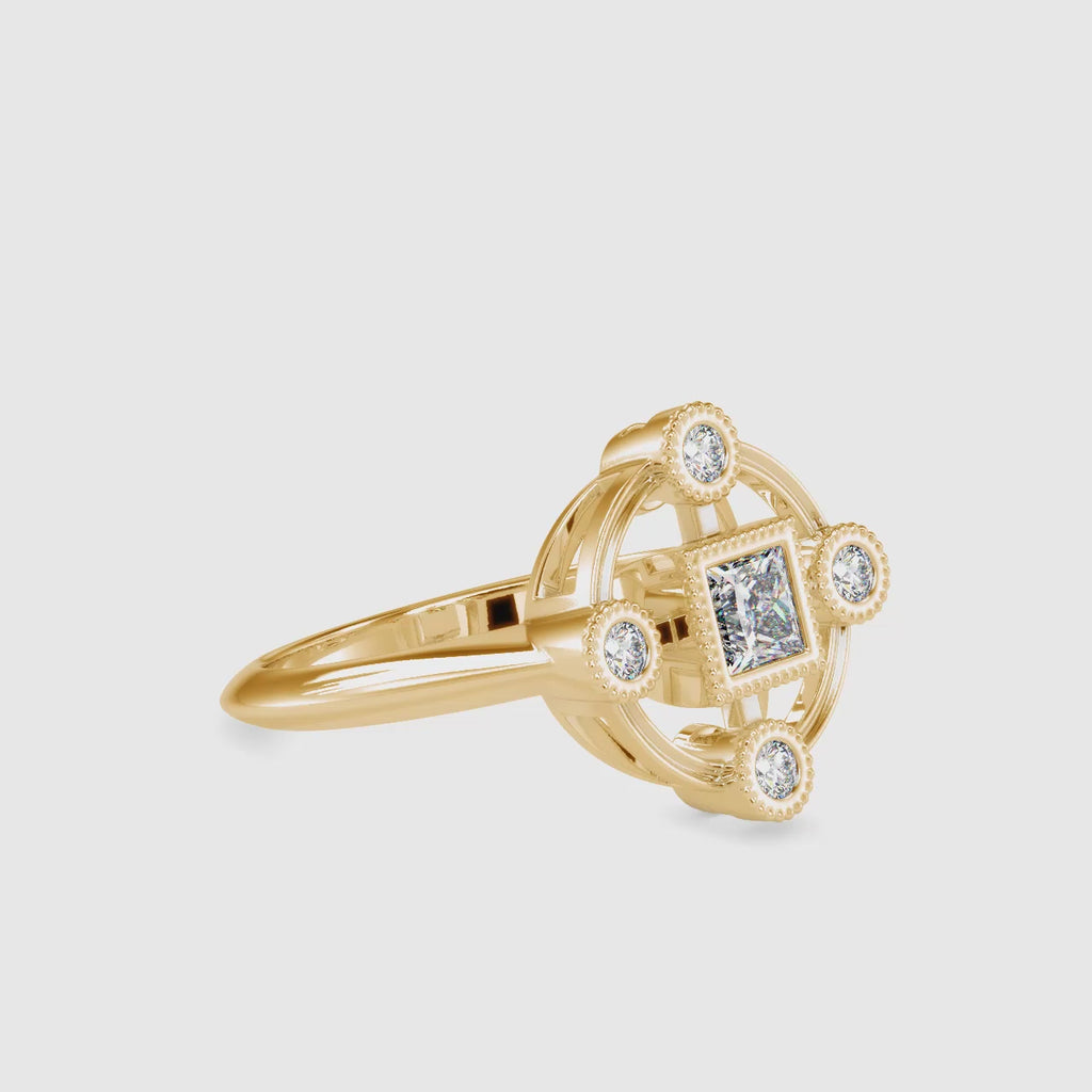 Magic Royal Grace Harmony Gold & Diamonds Ring