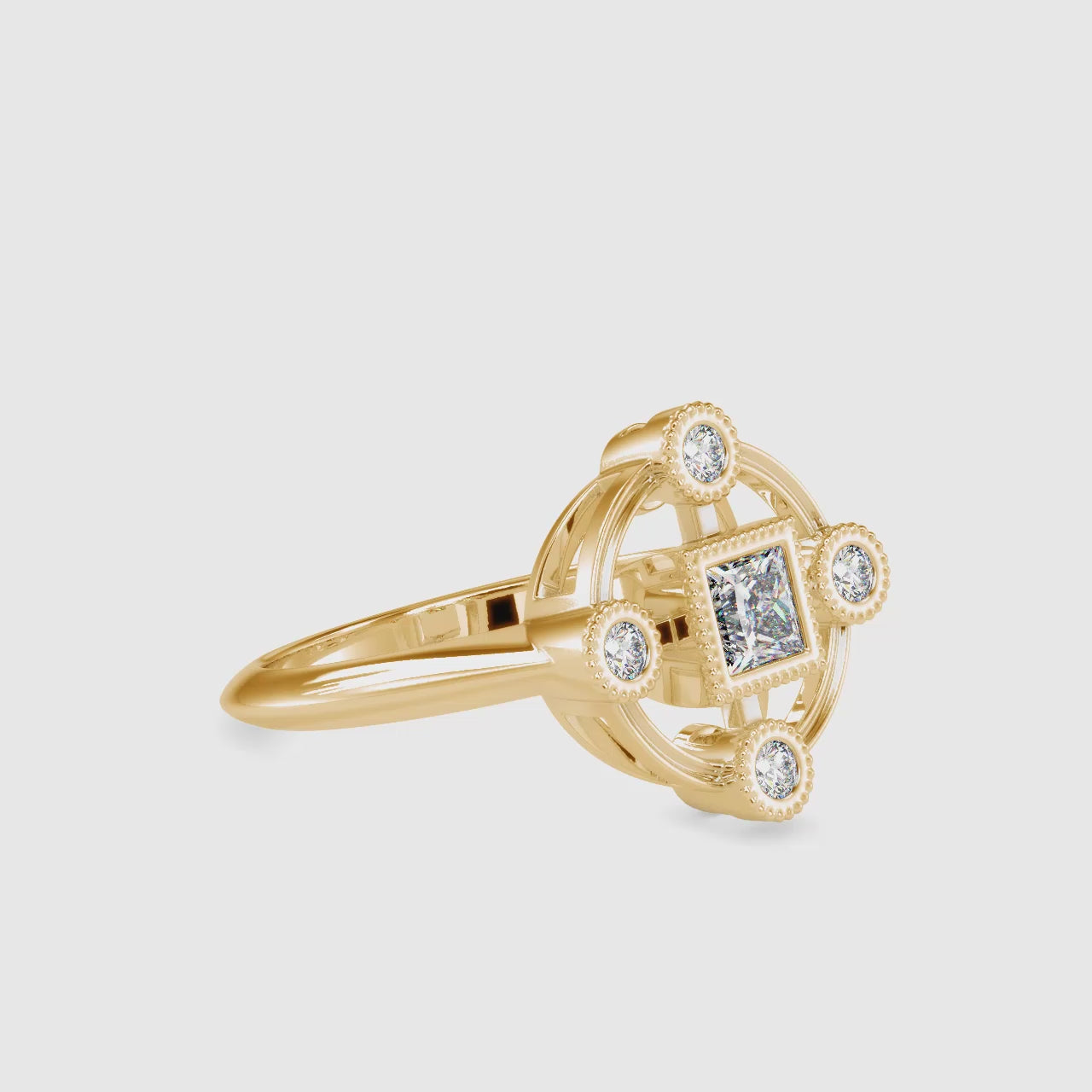 Magic Royal Grace Harmony Gold & Diamonds Ring