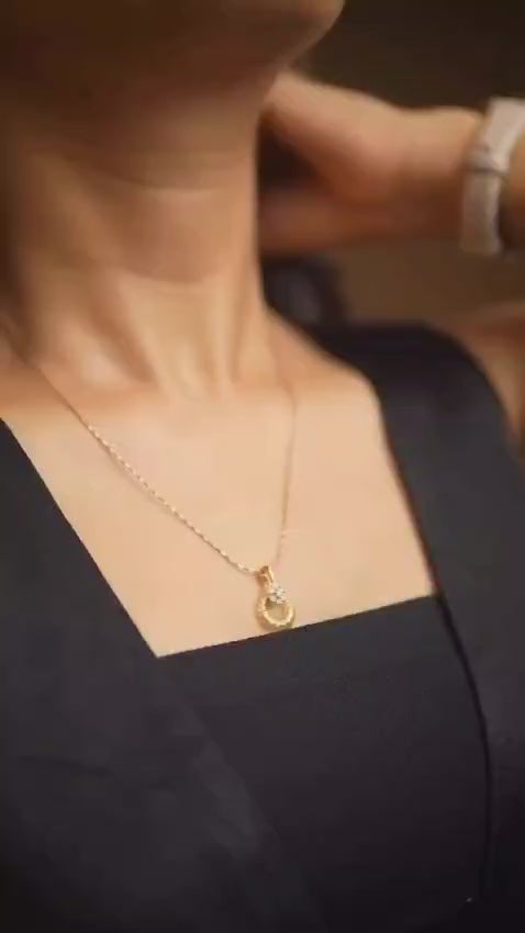 Magic Golden Bucket With A Diamond Daisy Earrings