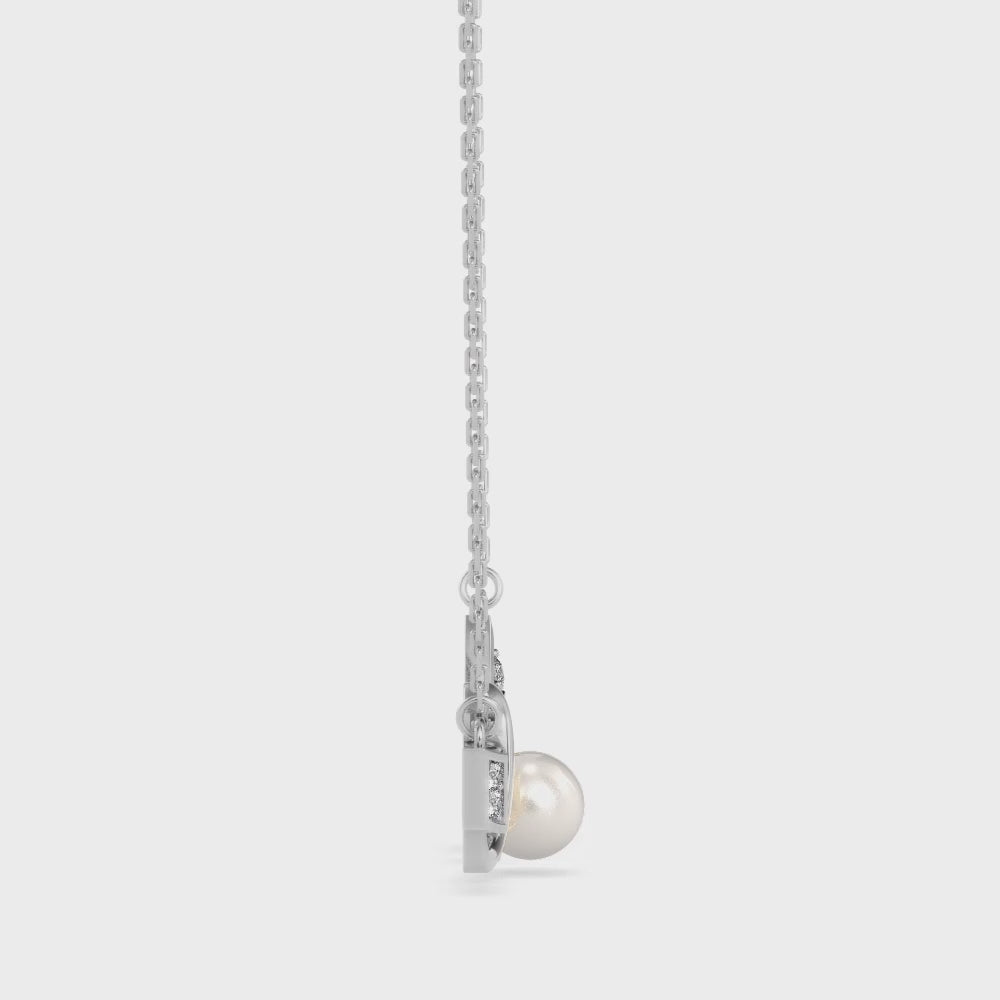Magic Cupid's Arrow Of Love Pearl Pendant